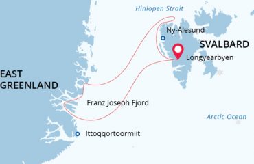Svalbard & NE Greenland National Park MAP