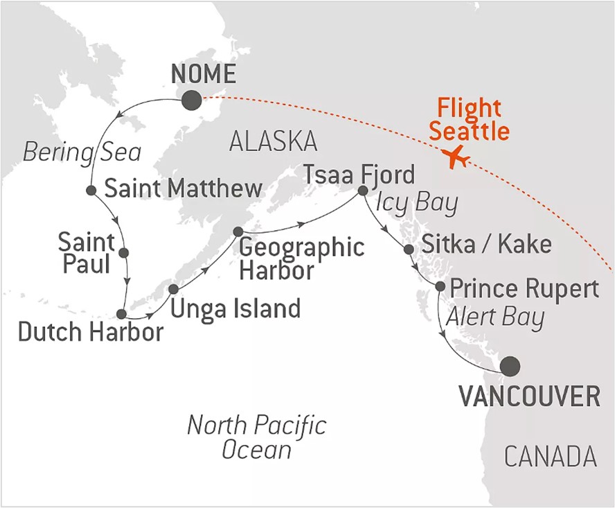 The Northwest Passage  Reykjavik to Nome, Vancouver