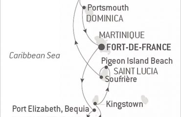 Perals of Caribbean Map
