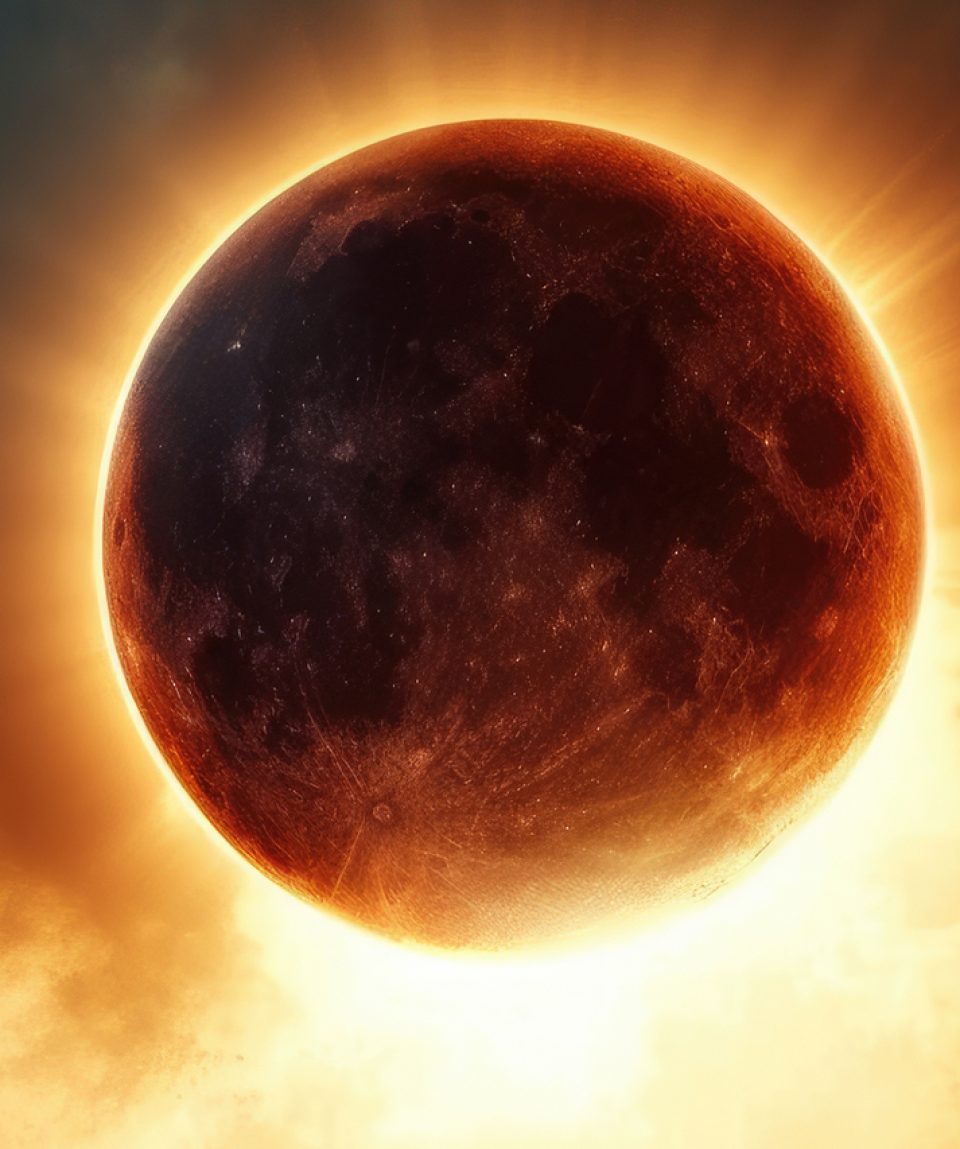 solar eclipse background