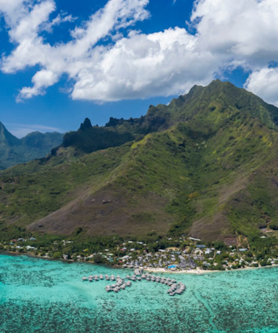 Panoramic Drone Photos French Polynesia Moorea Fakarava