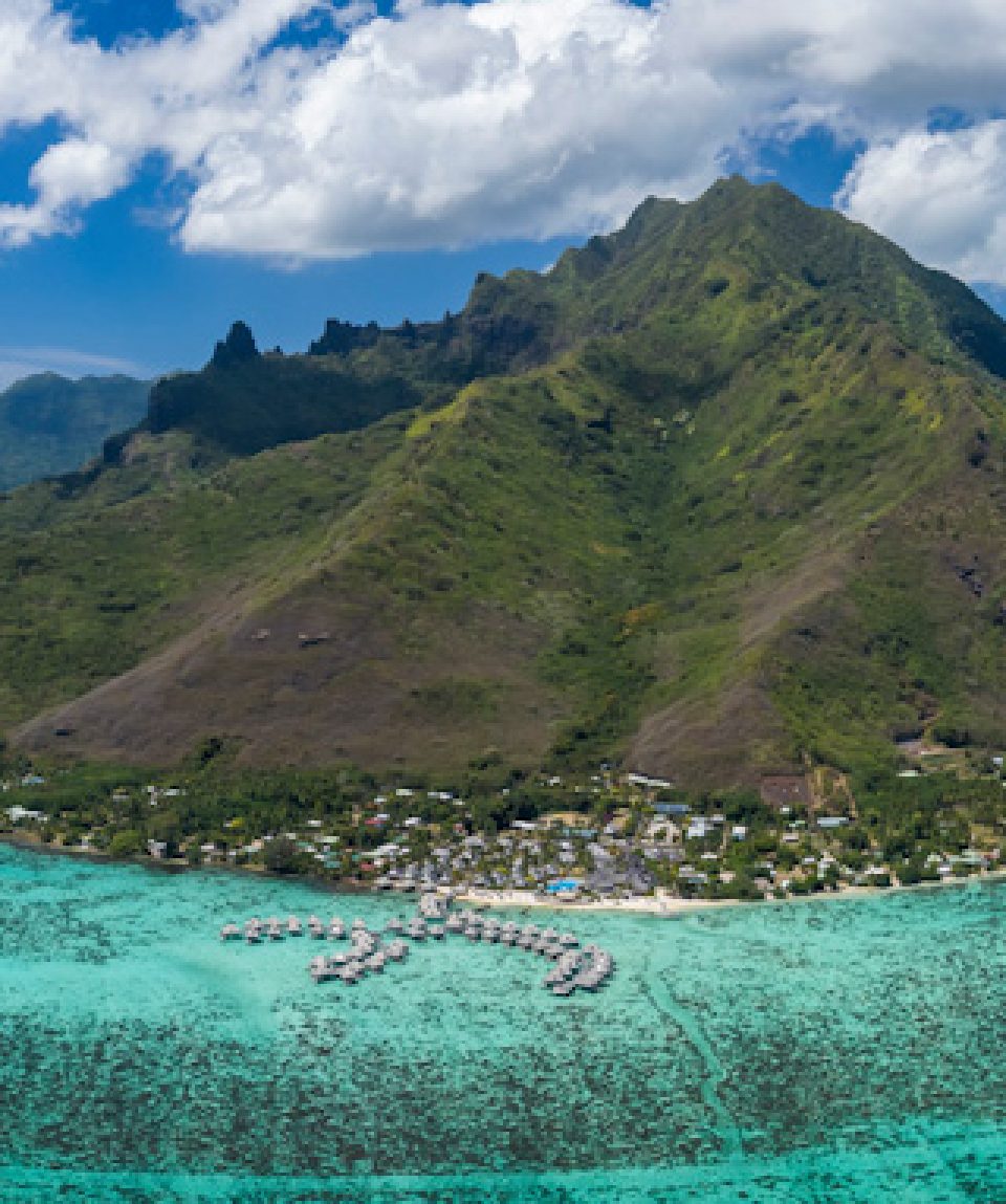 Panoramic Drone Photos French Polynesia Moorea Fakarava