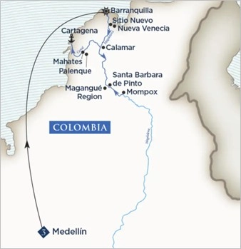 Prince William Sound Cruise Map