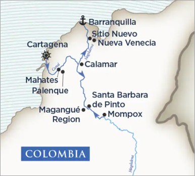 Prince William Sound Cruise Map