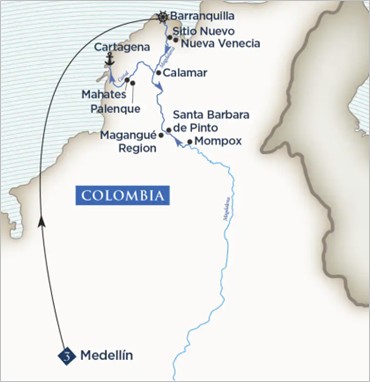 Prince William Sound Cruise Map