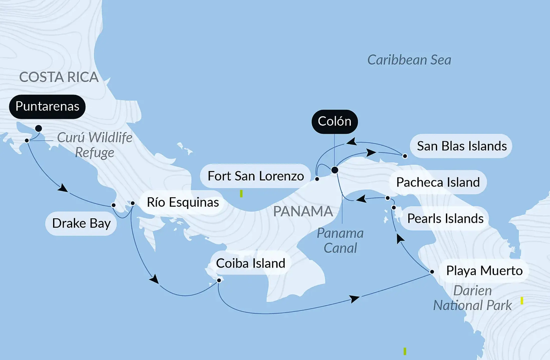 Prince William Sound Cruise Map