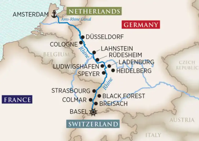 Prince William Sound Cruise Map
