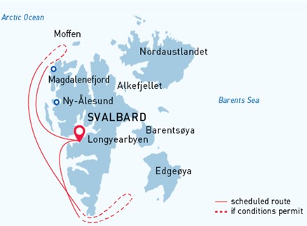Prince William Sound Cruise Map