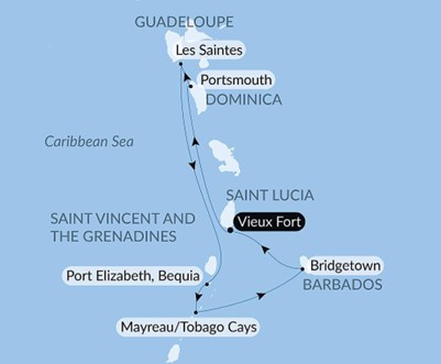Prince William Sound Cruise Map
