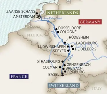 Prince William Sound Cruise Map